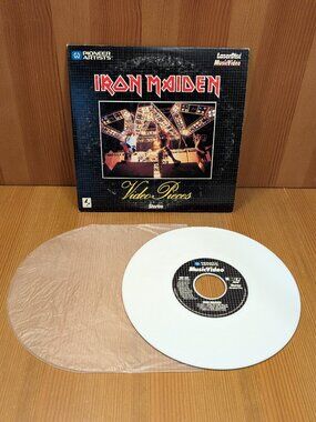 Iron Maiden: Video Pieces (1983) Heavy Metal (PA-84-M006) 8" Laserdisc NOT A DVD